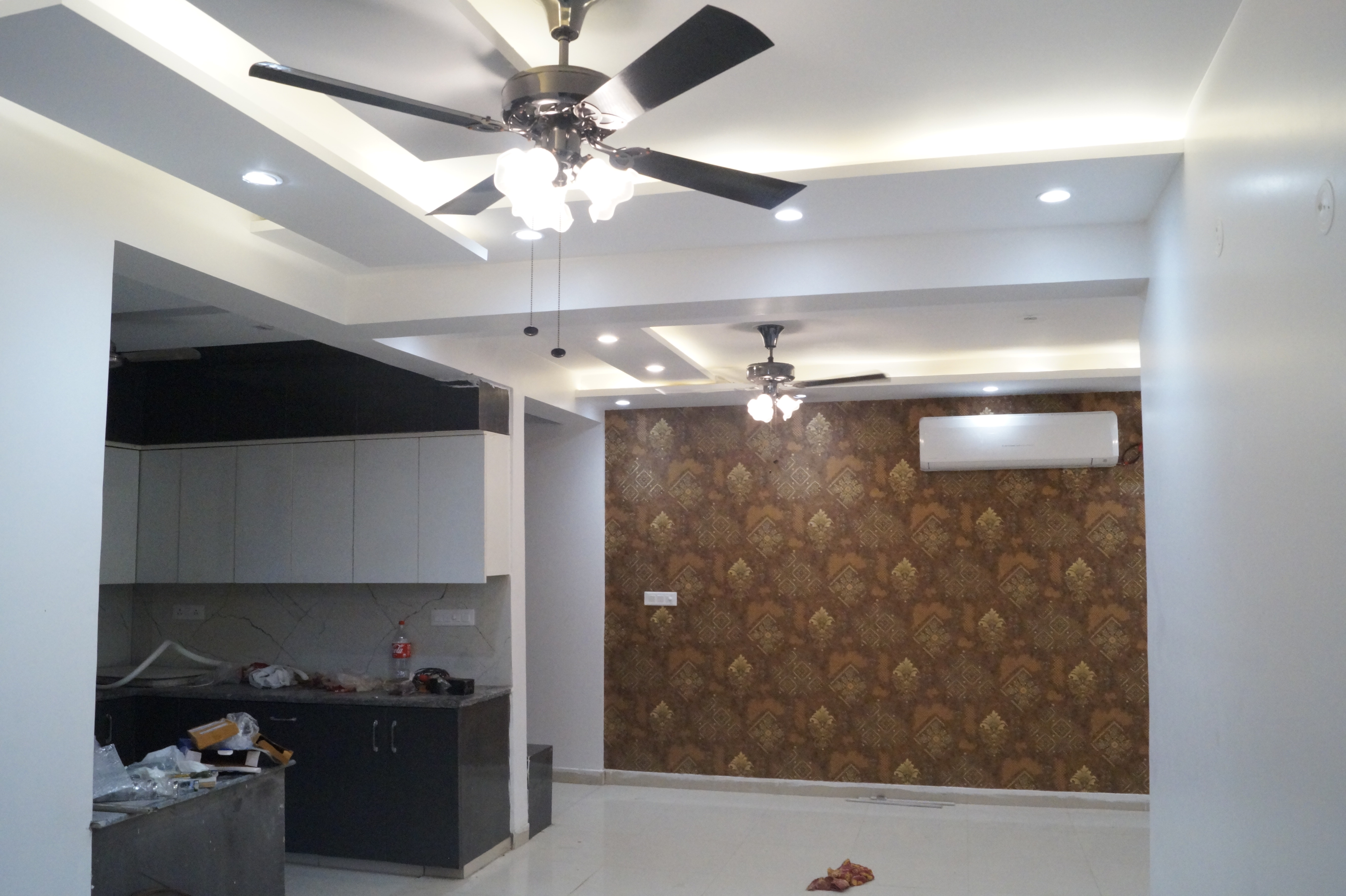 Real Indian home living room before AI design